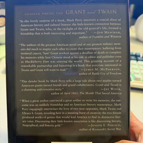 Grant and Twain: The Story of a Friendship That Changed America Mark Perry USED - Picture 3 of 3